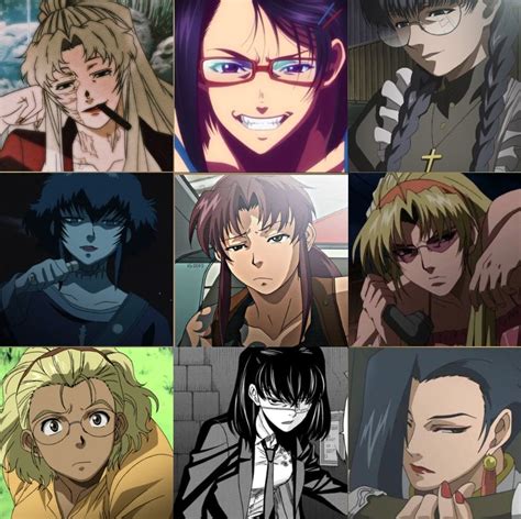 black lagoon main character|black lagoon all female characters.